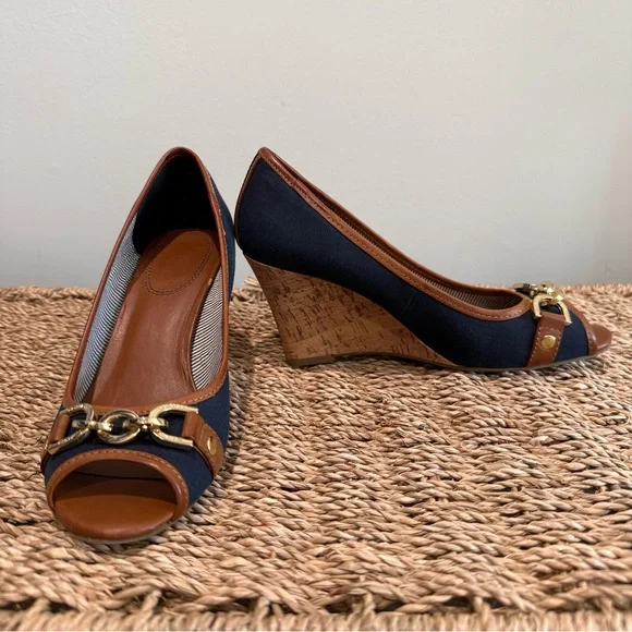 Tommy Hilfiger Tawnisha Cork Wedges - Picture 2 of 12